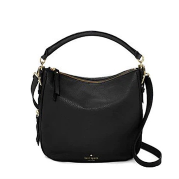 kate spade Handbags - Kate Spade Cobble Hill - Black pebbled leather hobo crossbody handbag